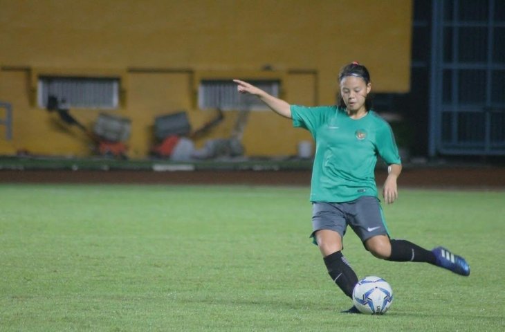 Gelandang serang Timnas Putri Indonesia, Dhanielle Daphne (@dhanielledaphne/Instagram)