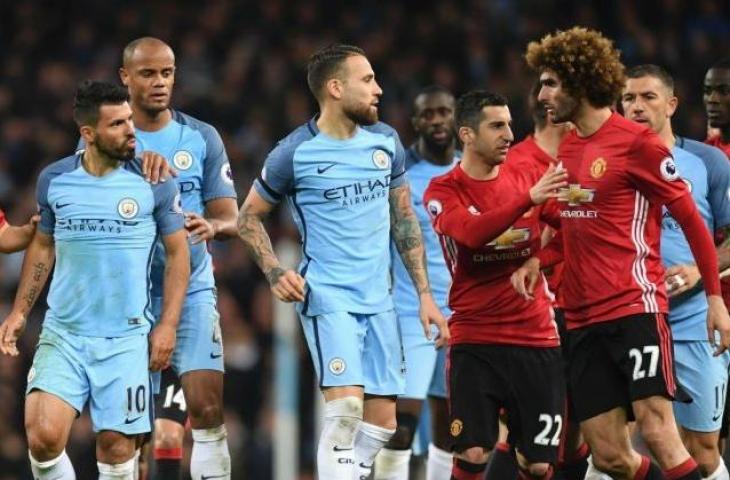 Manchester City vs Manchester United. (Dok. Sportkeeda).