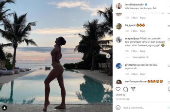 Jennifer Bachdim pamer body goals hingga membuat warganet keheranan. (Instagram/jenniferbachdim)