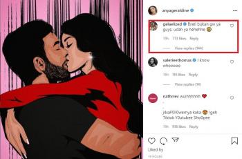 Sean Gelael komentari postingan Anya Geraldine. (Instagram/anyageraldine)