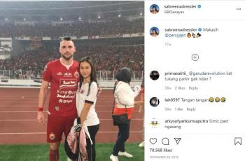 Sabreena Dressler bareng Marco Simic. (Instagram/sabreenadressler)
