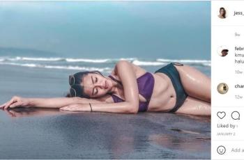 Jess Amalia tak kalah seksi dari Wanda Nara. (Instagram/jess_amalia20)
