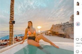 Jess Amalia tak kalah seksi dari Wanda Nara. (Instagram/jess_amalia20)