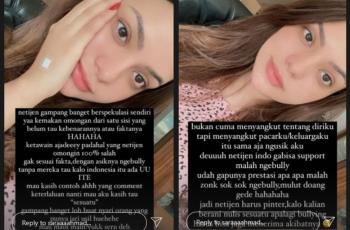 Sarah Ahmad singgung komentar netizen yang soal Nurhidayat. (Instagram/saraaaahmad)