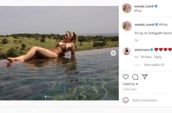 Wanda Nara liburan mewah bersama Mauro Icardi di Afrika. (Instagram/wanda_icardi)
