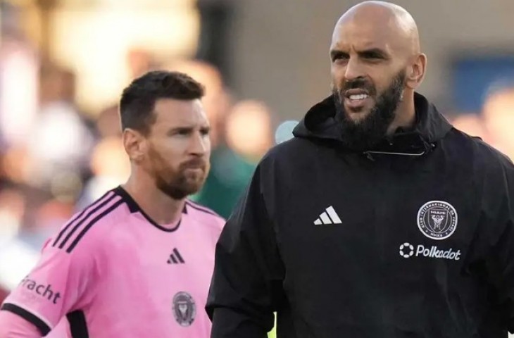 Geger! Bodyguard Messi, Yassine Cheuko Kena Banned Gegara Insiden Panas [Tangkap layar X]
